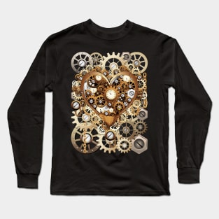 Steampunk Heart Love Machine Long Sleeve T-Shirt